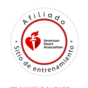 Sitio de Entrenamiento Autorizado AHA. Logo sitio de entrenamiento autorizado AHA
