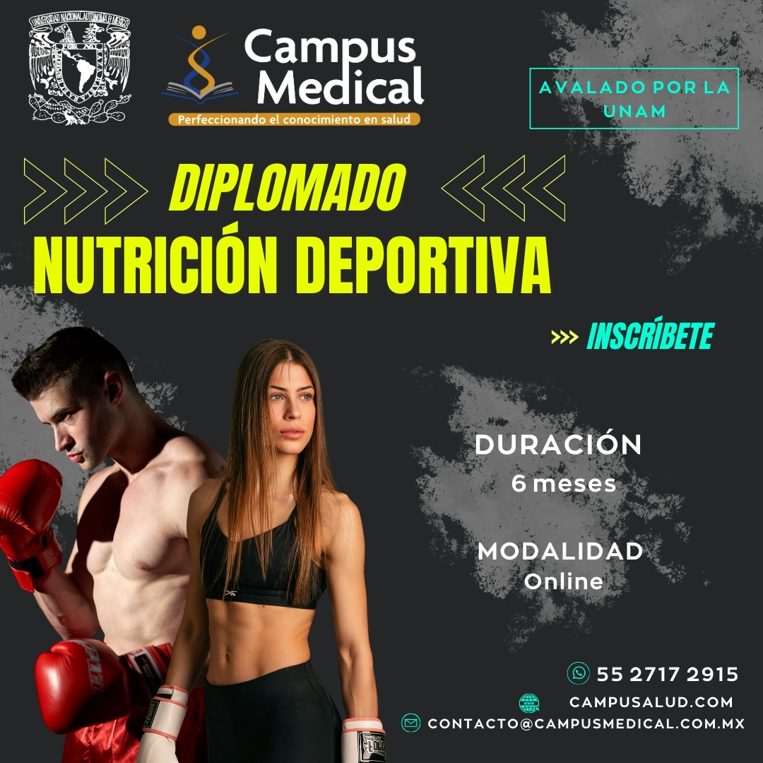 Nutrición Deportiva Aval UNAM Diplomado con valor curricular en nutricion deportiva