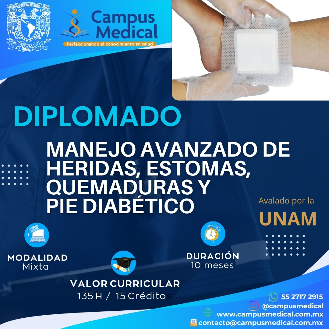 Diplomado Heridas y Estomas UNAM Aval UNAM Diplomado Heridas y Estomas