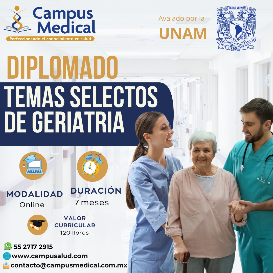 Diplomado Geriatria Diplomado con Aval UNAM
