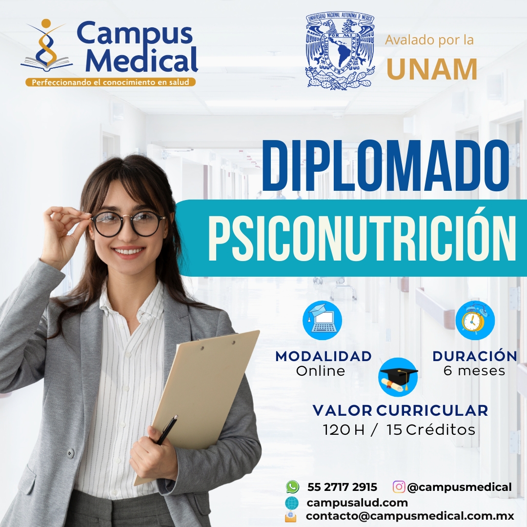 Diplomado en Psiconutrición Diplomado en Pisconutrición con aval UNAM